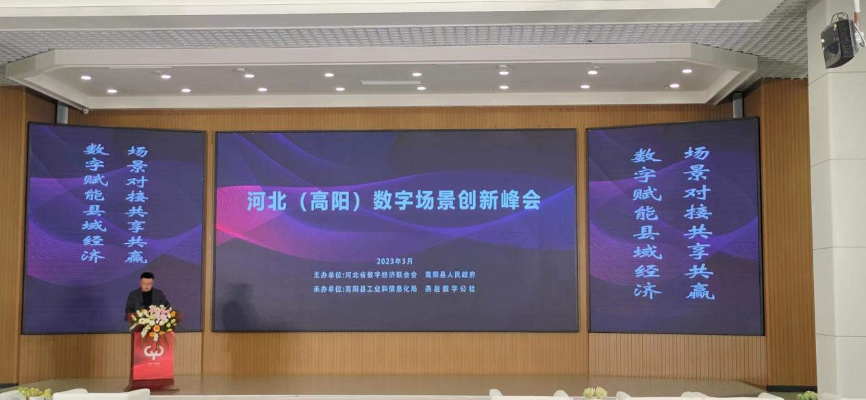 河北瑞春紡織總監(jiān)王舜熙參與（高陽）數(shù)字場景創(chuàng)新峰會(huì) 